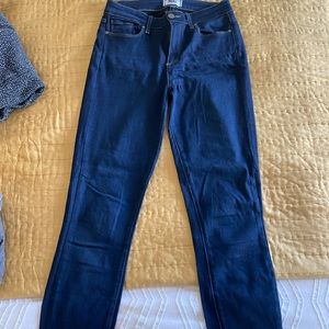 Paige Dark Blue Skinny Jeans